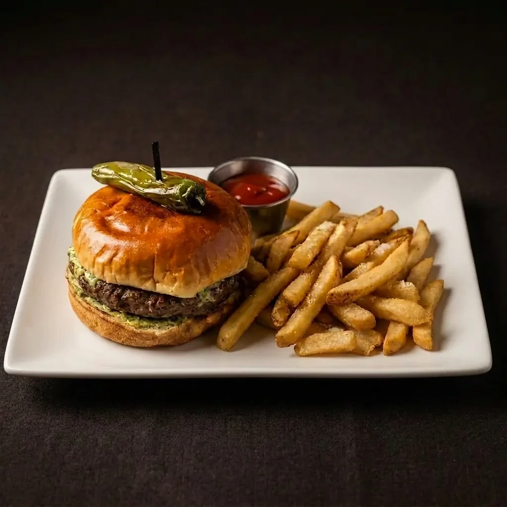 Stuffed Iron Burger at Iron Cactus Mexican Grill, Austin & San Antonio