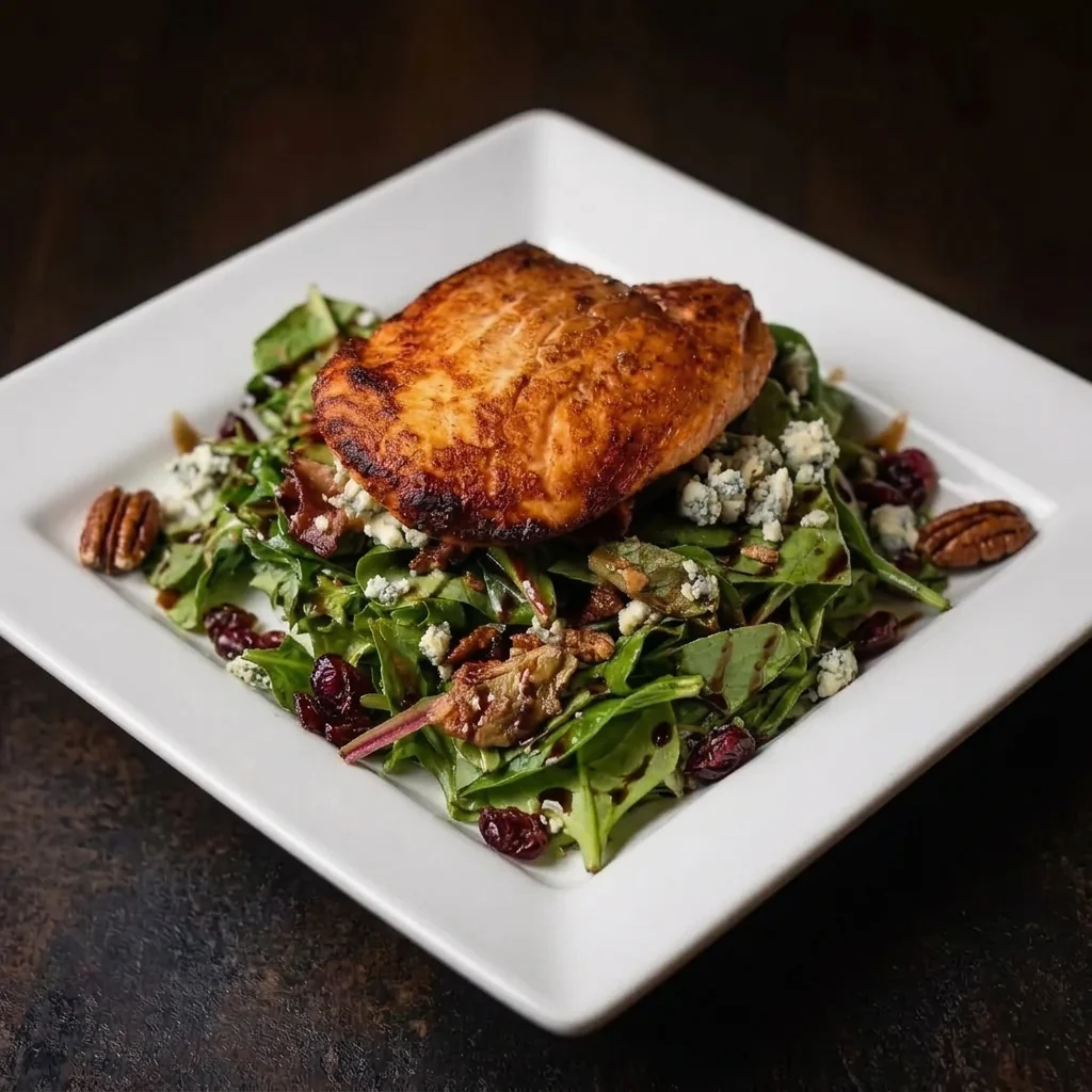 Hickory Salmon Salad at Iron Cactus Mexican Grill, Austin & San Antonio
