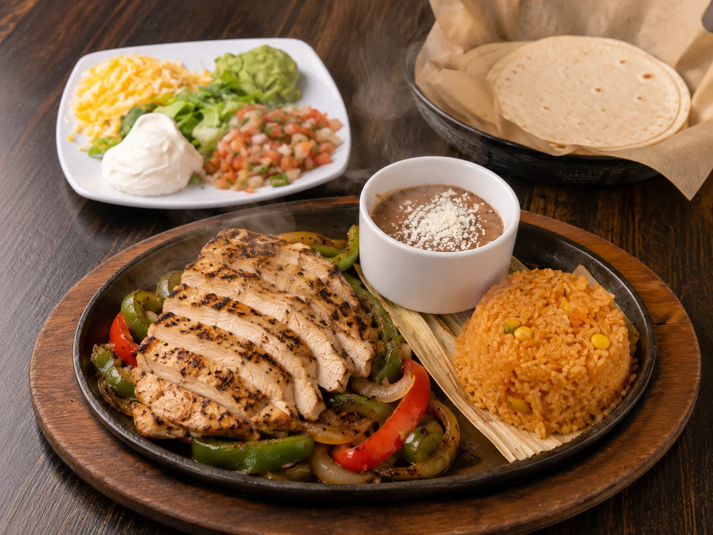 Chicken Fajitas at Iron Cactus Mexican Grill, Austin & San Antonio