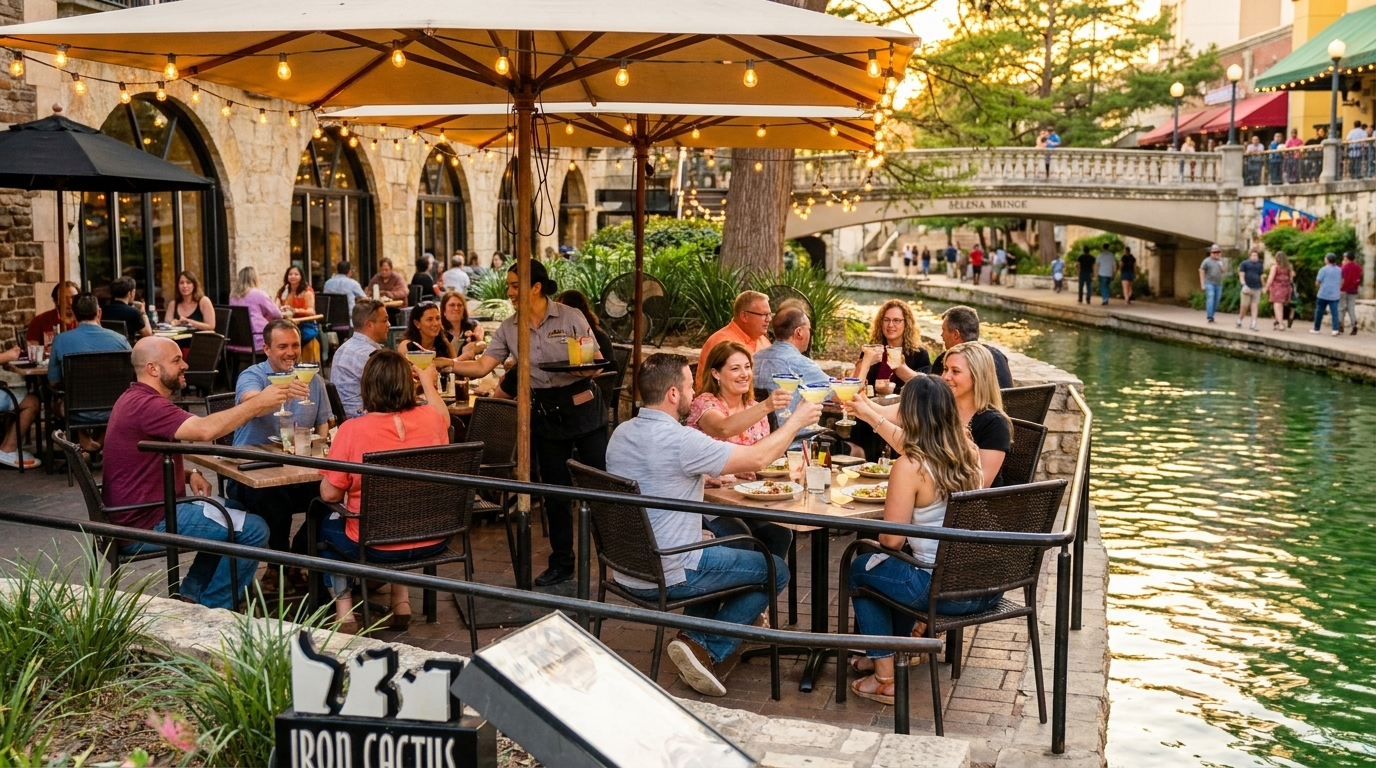 Iron Cactus on the San Antonio River Walk
