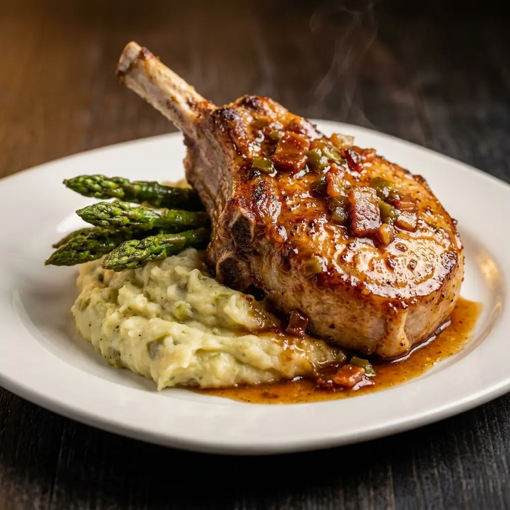 Bone-In Stuffed Pork Chop