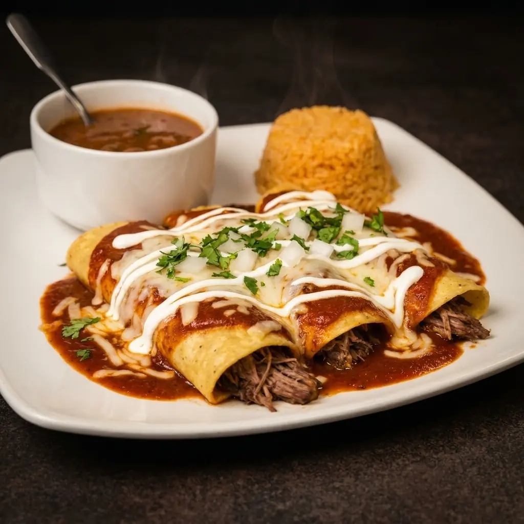 Brisket Enchiladas