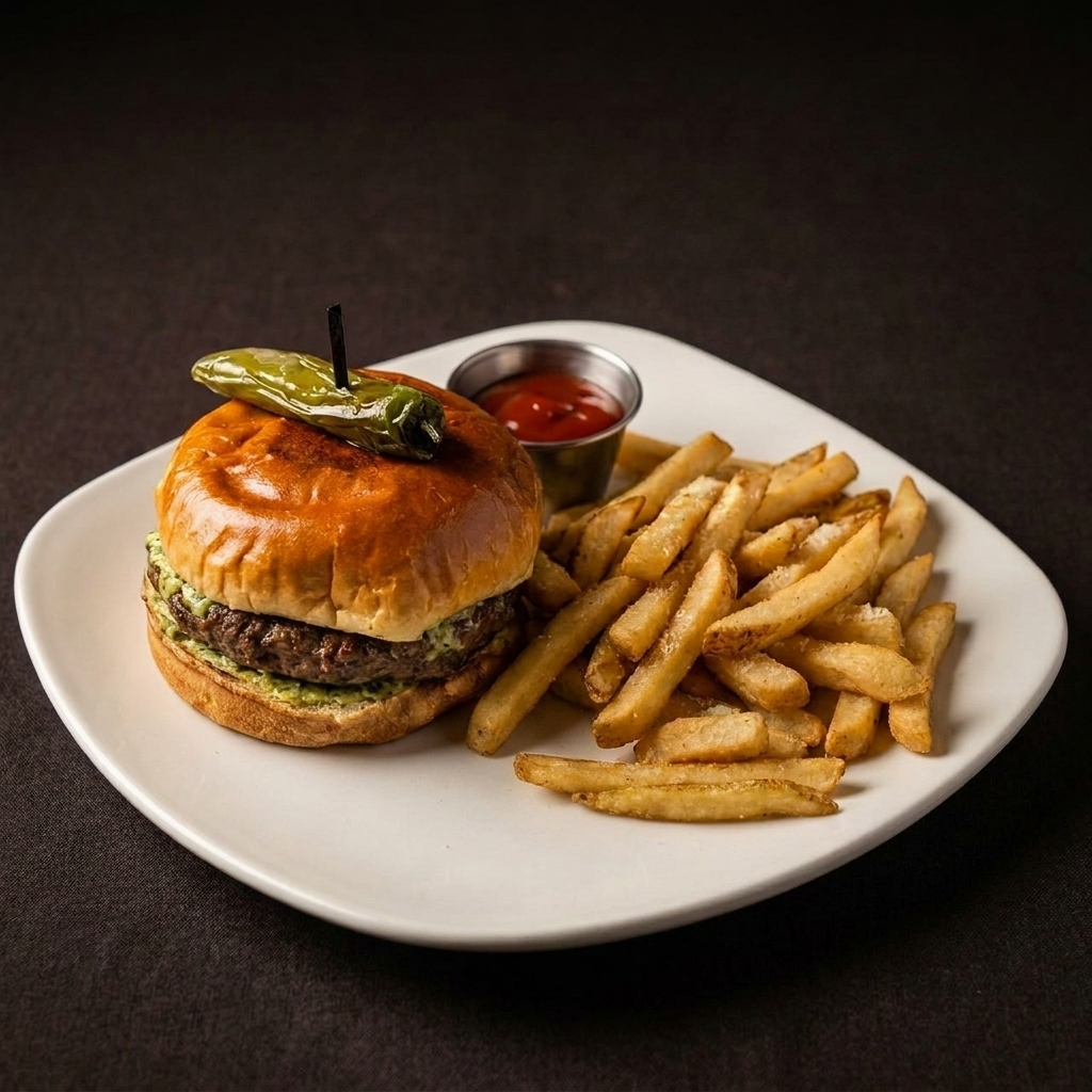Stuffed Iron Burger