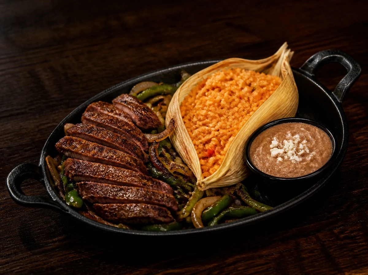 Beef Fajitas at Iron Cactus Mexican Grill, Austin & San Antonio