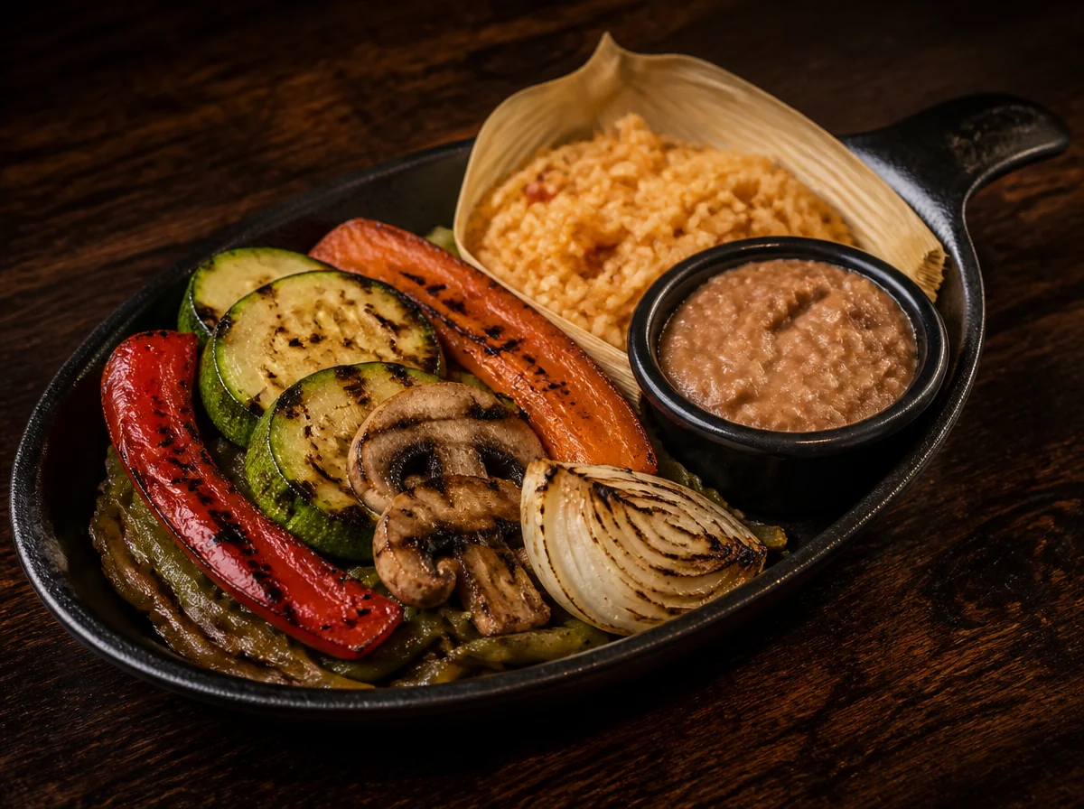 Veggie Fajitas at Iron Cactus Mexican Grill, Austin & San Antonio