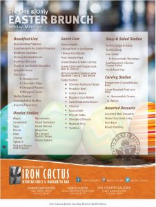 IC-Easter Sundy Brunch Buffet Menu