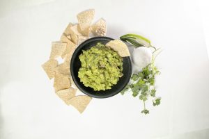 Guacamole with chips